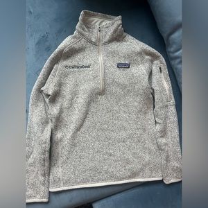 Patagonia quarter zip - beige